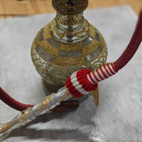 Handmade hookah used, purchased from Turkey