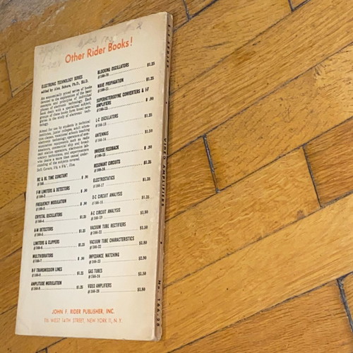 Scientific rare book Radioelectronics Video Amplifiers 1959