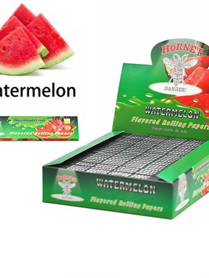 Hornet King Size rolling papers watermelon flavor new