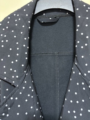 Καμπαρντίνα Ζανίνα Καινούργια Μαύρη και Άσπρη XL