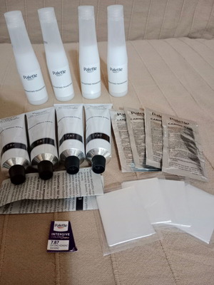 Palette Intensive Color Creme 7.87 hair dye set new, 4 pieces