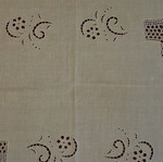 White rectangular table runner 104 x 42 cm new