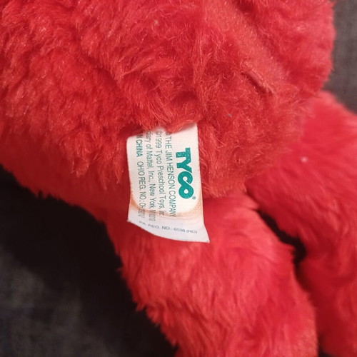 Tickle Me Elmo Sesame Street doll used, authentic
