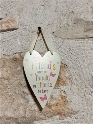 Wall Art with Friends Are the Family We Chose to Have phrase like new