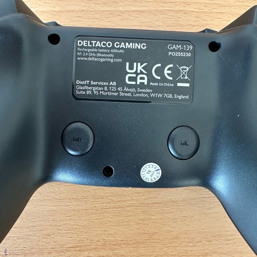 Deltaco gaming Gam-139 controller used for PS4 and PC