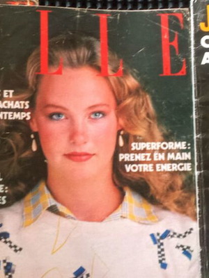 Vintage Elle and Jours de France magazines from 1979