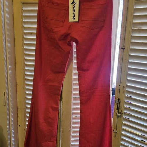 Pants new with tag, coral red flare, size XS