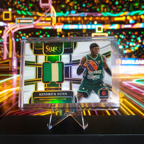 Kendrick Nunn Thread Patch 30/49 Panini Euroleague Select 2025-2026 card
