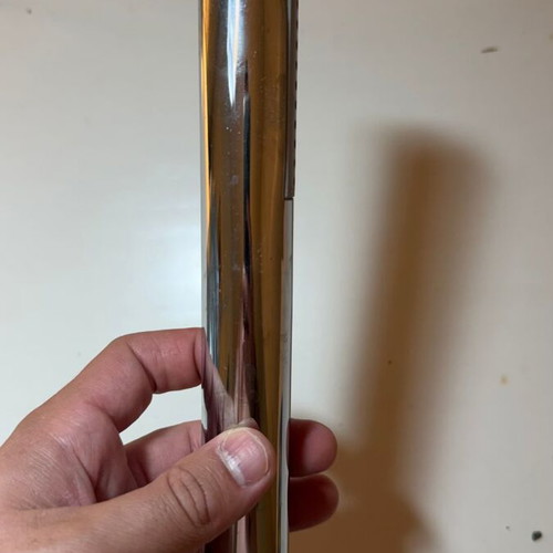 Metal Shower Phone Inox Slim Tubular Design