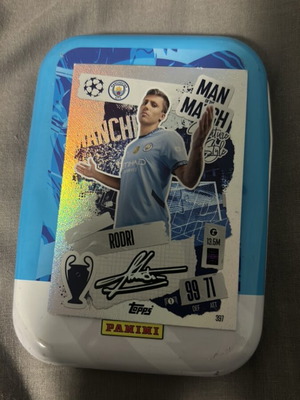 Rodri card rare, signed, new condition