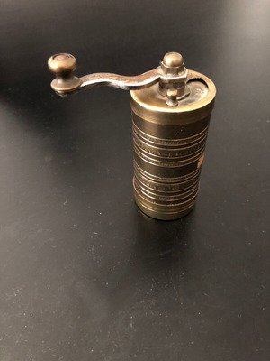 Vintage spice mill non-functional