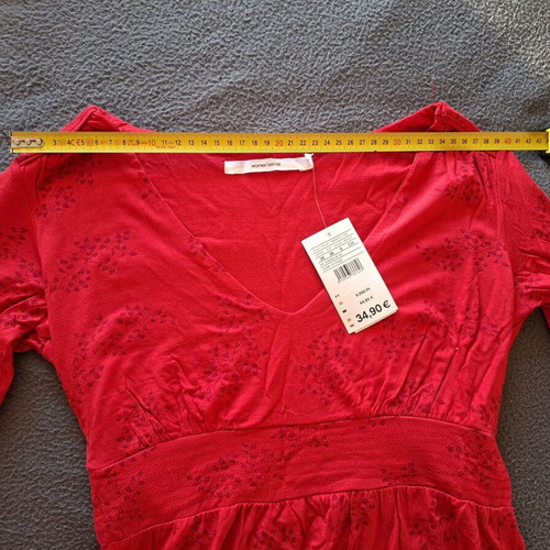 Women's pajamas red, new, size Small