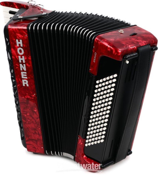 Ακορντεόν Hohner 96 κόκκινο