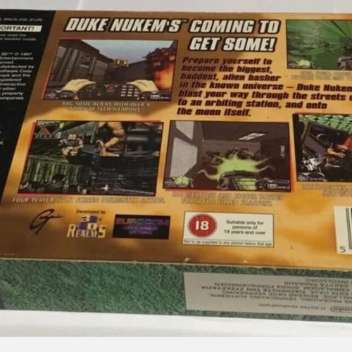Nintendo 64 Duke Nukem 64 game PAL-UK English version, new