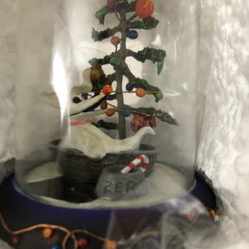 Nightmare Before Christmas Zero Under The Tree Dome Vignette 7-8 cm new