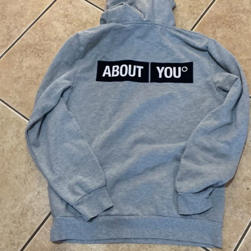 About You hoodie, grey, size M