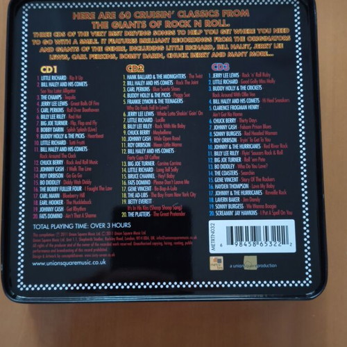 Rock N Roll Cruisin 3 CD set like new, classic rock
