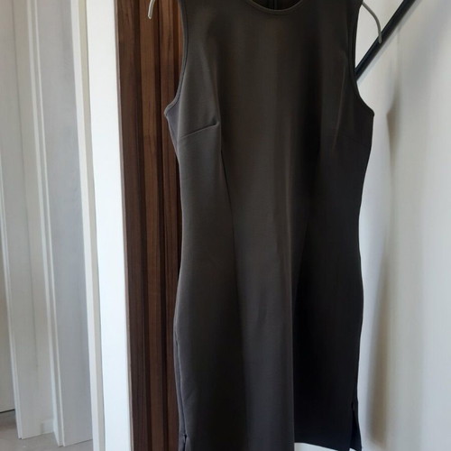 Short dress, gray, compact material, bought in Italy