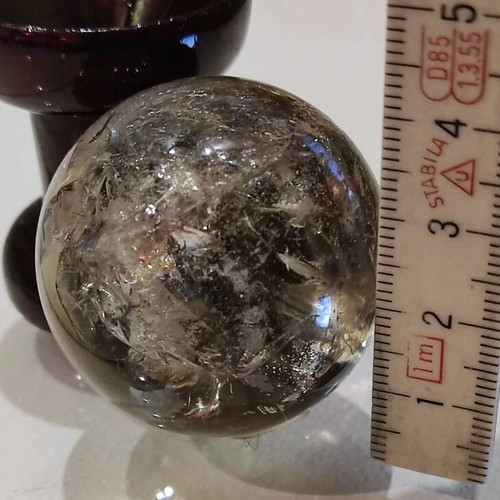 Yellow sphere new, weight 77 g