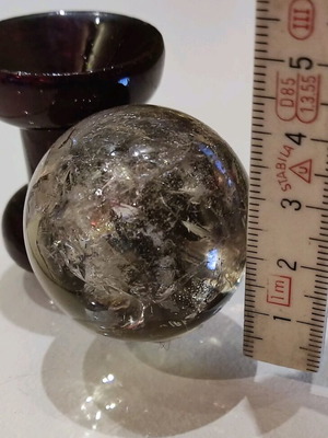 Yellow sphere new, weight 77 g