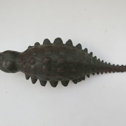 Sauropelta dinosaur figure used EUC and AAA 1978 19cm