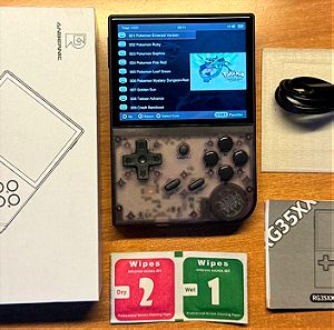 Anbernic RG35XX Handheld Emulator κονσόλα με πολλά παιχνίδια από διάσημες αγαπημένες κονσόλες