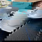  2 φλιτζάνια και πιατάκια capuccino illum by Studio Kosta Boda Illum