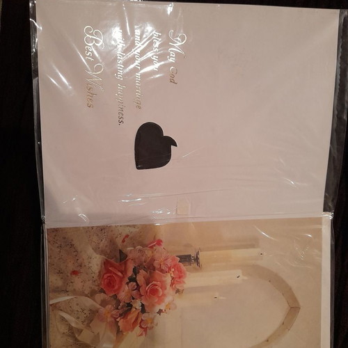 Wedding greeting cards new, set of 2 without music