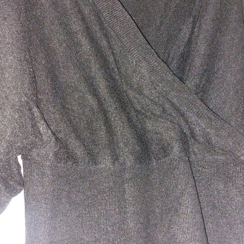 Blouse used gray with 3/4 sleeve, size XL