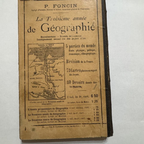 La Troisième Année d'Arithmétique by P. Leyssenne, 1890 French math book