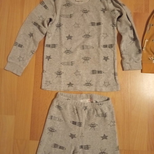 Zara boys' pajamas used, size 4-5 years 110cm set of 2
