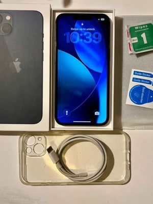 Apple iPhone 13 128GB Blue with accessories