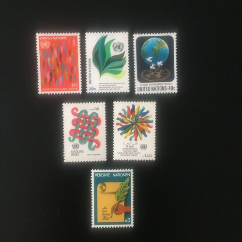United Nations stamps 1982 New York Geneva Vienna new