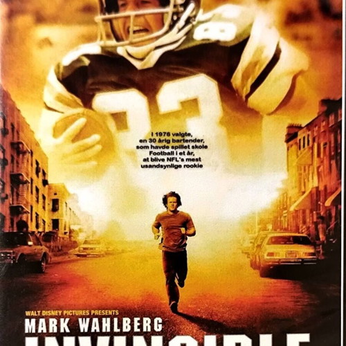 Invincible DVD used, drama with Mark Wahlberg, subtitles