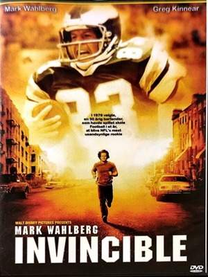 DVD Invincible μεταχειρισμένο, δράμα αθλητικό με Mark Wahlberg