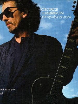 George Harrison Got My Mind Set On You vinyl record used, rock