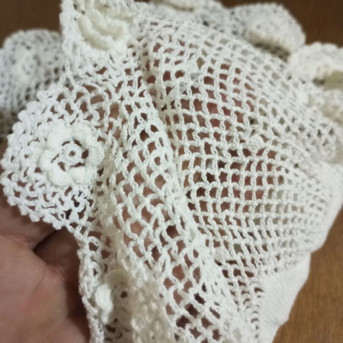 Vintage handmade crochet doilies set of 6 new