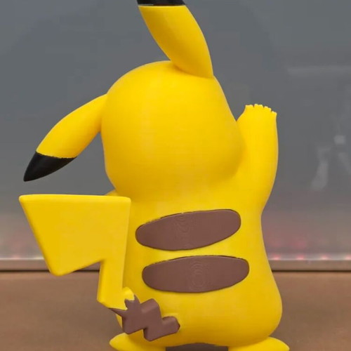 Pikachu 3D Printed Figure New, 21 cm Height
