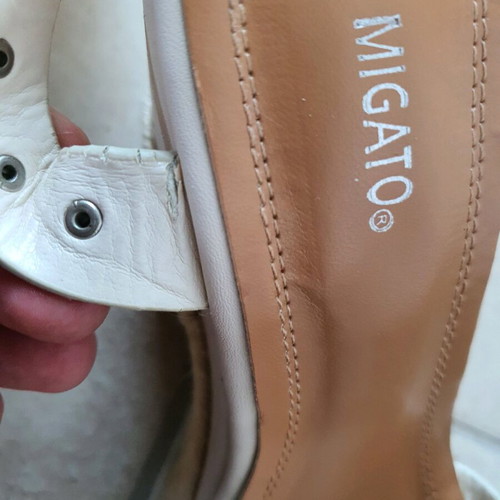 Migato Platforms Like New, Beige, Size 38, High 12.5cm