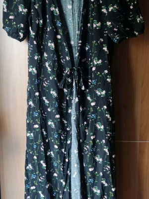 Foreveryoung the lebel dress XL new, long, black with multicolor pattern