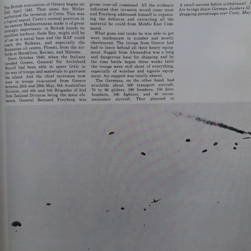 History of World War II book used, hardcover 1974 edition