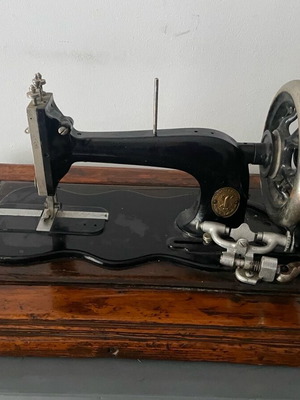 18th century sewing machine used, rare antique functional