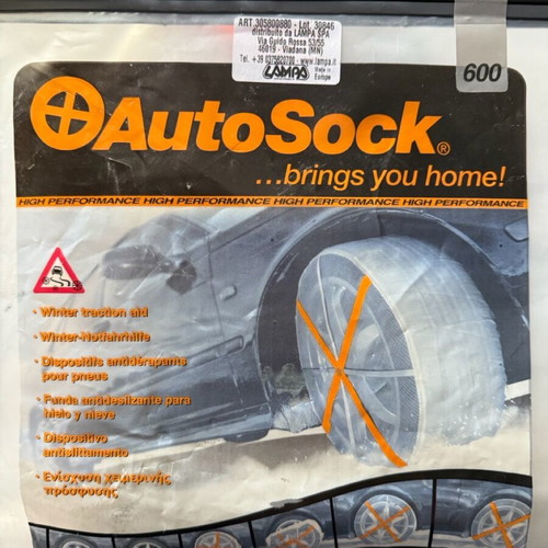 Autosock Snow Cover No 600 new, 2 pieces