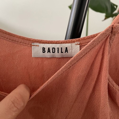 Badila blouse with adjustable strap like new, orange