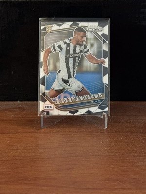 2025 Panini Prizm FIFA Giakoumakis soccer card PAOK