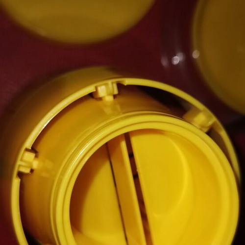 M&M's Candy Dispenser Yellow collectible, like new
