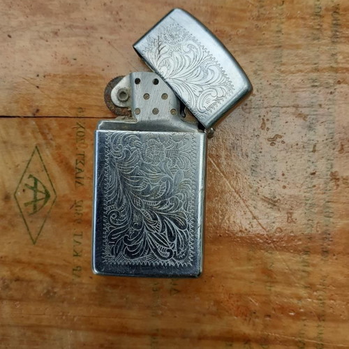 Zippo metal lighter, vintage