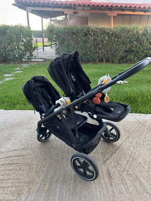 Cybex Gazelle S καρότσι δίδυμων σαν καινούργιο, με καλάθι για ψώνια