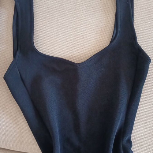 Bershka black dress used, slim fit, size M
