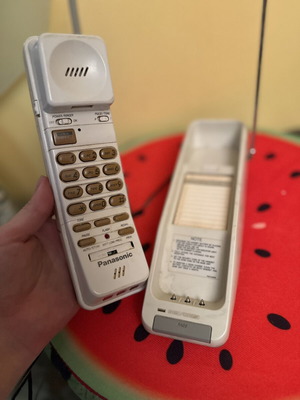 Panasonic ασύρματο τηλέφωνο vintage μεταχειρισμένο με βάση φόρτισης